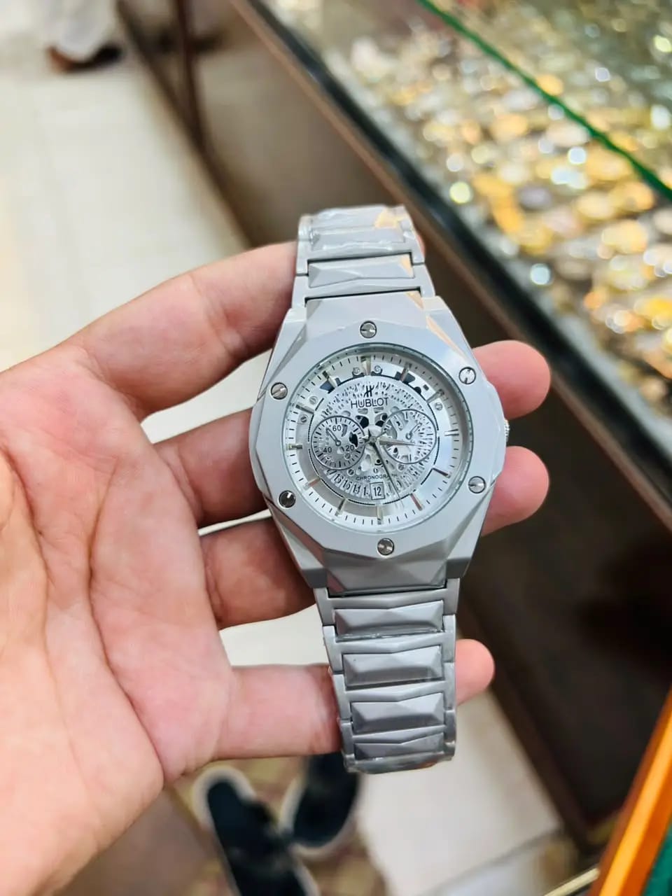 Heavyweight Diamond Cut Men's Watch