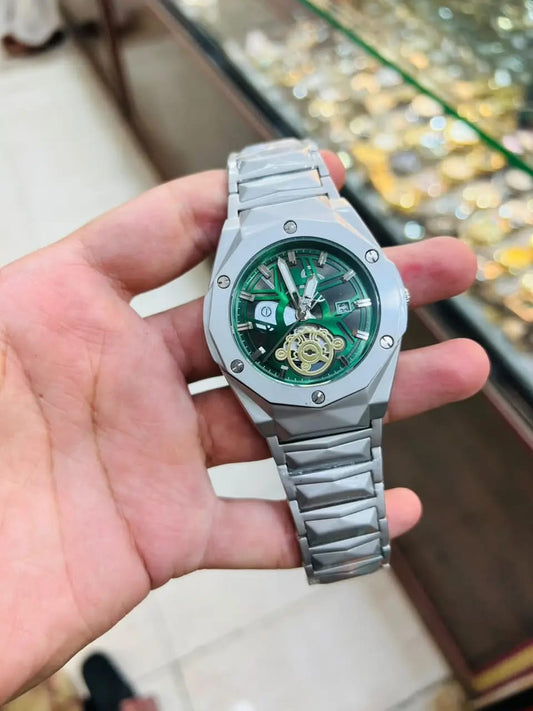 Heavyweight Diamond Cut Men's Watch