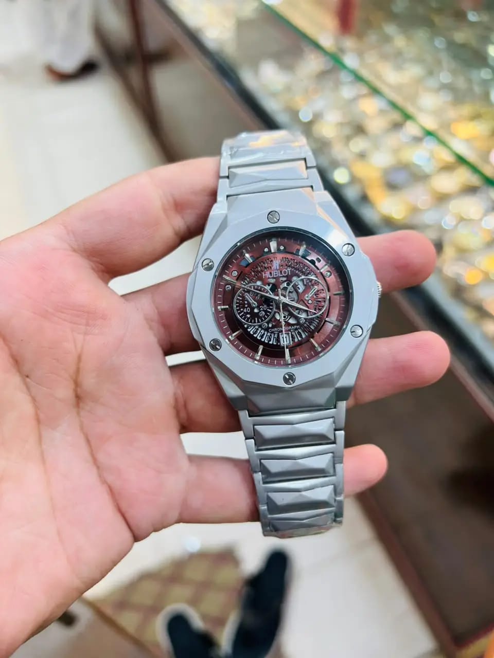 Heavyweight Diamond Cut Men's Watch