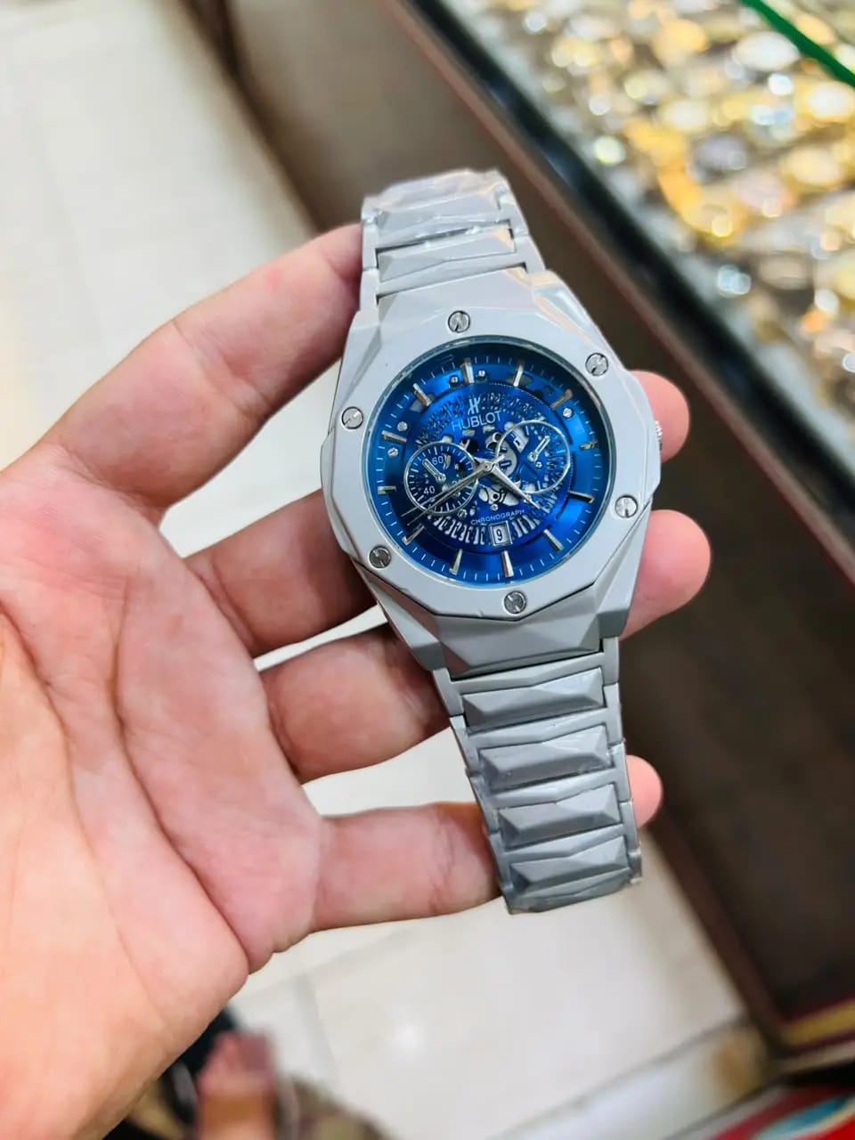 Heavyweight Diamond Cut Men's Watch